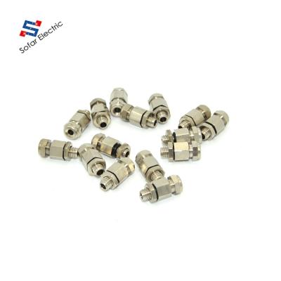 China CE IP68 Mini Small Size M6 Brass Cable Gland for sale