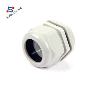 China PAGE NPT Nylon Waterproof Metric Thread IP68 Nylon Cable Gland for sale