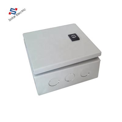 China IP65 Waterproof Outdoor Distribution Box 200x200x100mm Metal Enclosures for sale