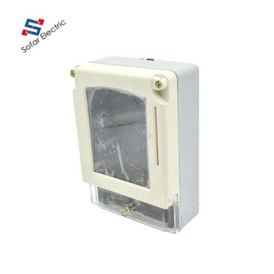 China Energy Electricity Meter Case DDS-16 IP54 Weatherproof Single Phase Electricity Meter Enclosure for sale