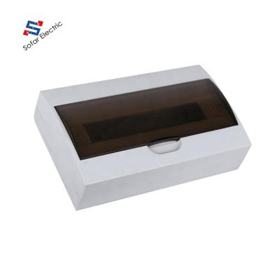 China 18 Way Electrical Distribution Box TSM Type 18 Way Surface Mounted Plastic Electrical Distribution Box / 18 Pole for sale