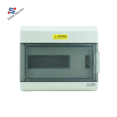 China ABS And Poly Carbonate (PC) GDB Type 12 Way Pole IP66 Waterproof Outdoor Plastic Electrical Distribution Box for sale