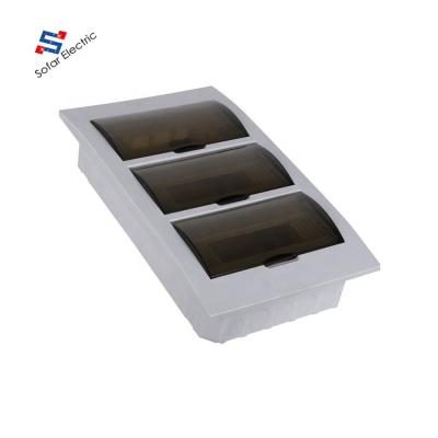 China ABS and Poly Carbonate (PC) Ways TSM 36 Flush MCB Wall Mounted Plastic Electrical Distribution Box for sale