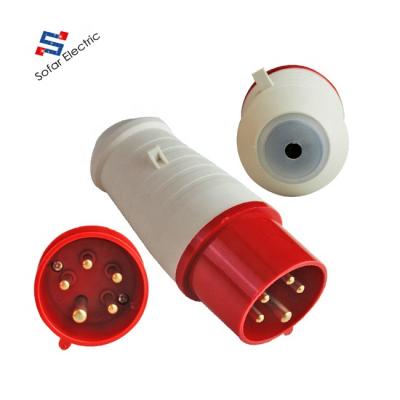 China Yueqing Industrial Factory SF-025 IP44 3P+N+E 32 Amp Industrial Socket for sale