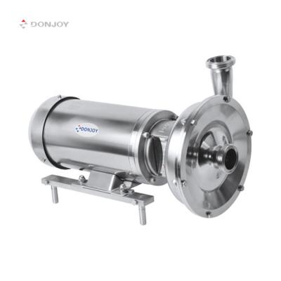 China Drinking Water Treatment DONJOY DIN SMS Impeller Centrifugal Pump With Stainless Steel Motor Fully for sale