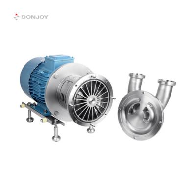 China DONJOY Food and Beverage Industry Food Grade Beverage Stainless Steel Suction Pump Self Priming Chemical Liquid Sanitary Pump for sale