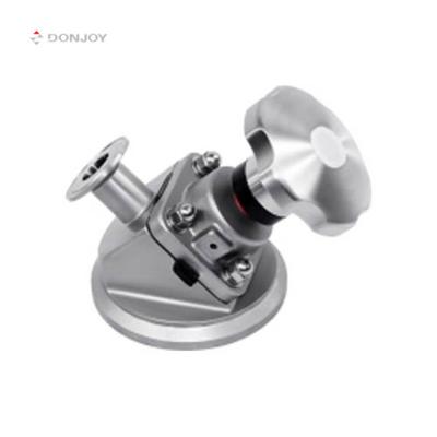 China Donjoy Inox Diaphragm Tank Exhaust Valve Sanitary Diaphragm Pneumatic Tank Bottom Valve for sale