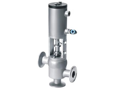 China DONJOY Sanitary Water Liquid Type Stainless Steel Mini Reversing Valve Divert Seat Valve With Pneumatic Actuator for sale