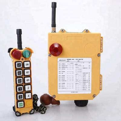 China Radio Remote Control 8 Push Button Crane Double Speed ​​F24-8d for sale