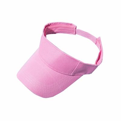 China Custom Blank Character Top Hats Sport Cotton Visor Hats Adjustable Sun Visor Hat Sporty Hat For Women Men for sale