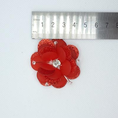 China 2021 fashion handmade handmade sequin patches sequin flower applique for bags, garment, shoes, hat, apparel, decoration etc. for sale