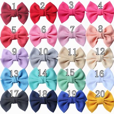 China 2021 New Fashionable 4.5inch Double Manual Bow Hairpin For Girls Baby Lori Single Bow Y Clip for sale