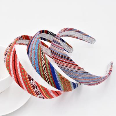 China New Boho Style Women's Baroque Headband Girls Popular Decorative Headband for sale