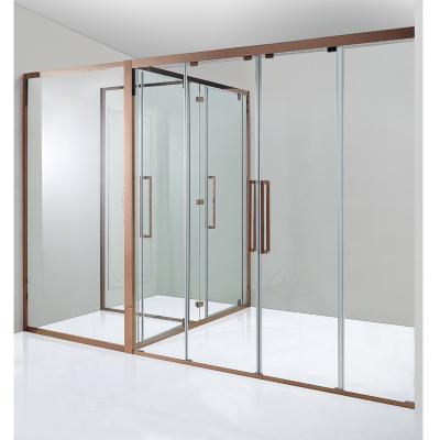 China New Modern Luxury Double Frame Hotel Shower Cabin Room Large Volume Shower Room for sale