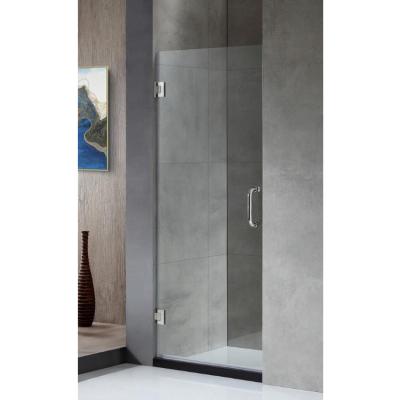 China Frameless Modern Glass Bathroom Doors Flat Hinge Shower Door for sale