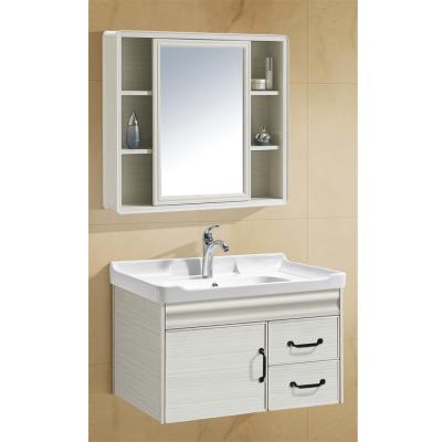 China Environmental Friendly Mirror Storage Bathroom Furniture Tall Hanging Cabinet With Drawers for sale