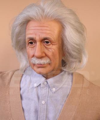 China Custom Famous Europe Scientist Albert Einstein Life Size Wax Figure For Sale for sale