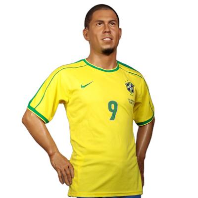 China The OTHER Super Realistic Football Plyer Ronaldo Nazario Silicone Wax Figure For Sale for sale