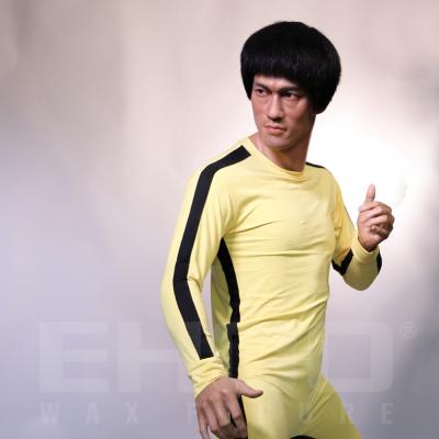 China China Bruce Lee Statue Silicone Wax Figure for Museum for sale