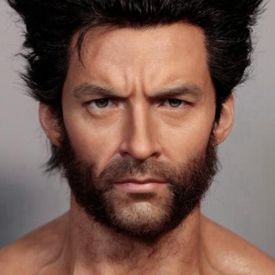 China Europe statue superhero bust Wolverine life size wax figure for collectable for sale