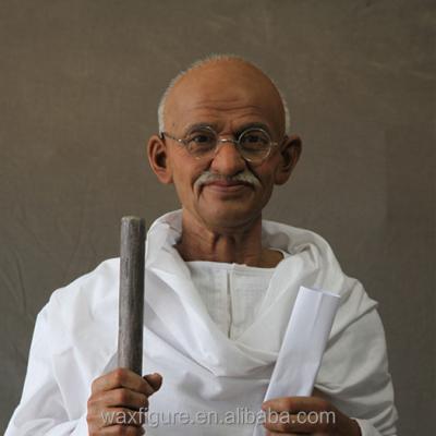 China 2016 Life Size China New Product India Hero Mahatma Gandhi Waxfigures For Sale for sale