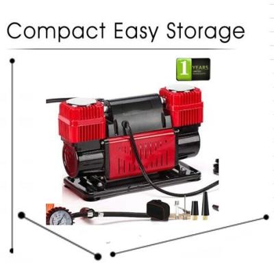 China Portable air compressor car tire inflator pump dc 12v mini car air compressor You can choose  customer for sale