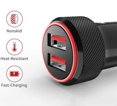 China Wholesale iVanky Accessories 4.8A 24W Mini Phone Car Charger Portable Mobile Phone Cell Phone For iPhone Dual USB Car Charger for sale