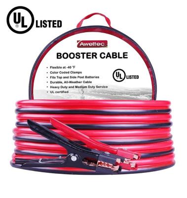 China Factory Wholesale Price Auto Accessories Insulated Emergency Tool Power Jumper Booster Cable OEM Is for sale