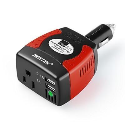 China 150W Power Inverter With Dual USB 3.1A Charging Ports 28*14.4*8cm for sale