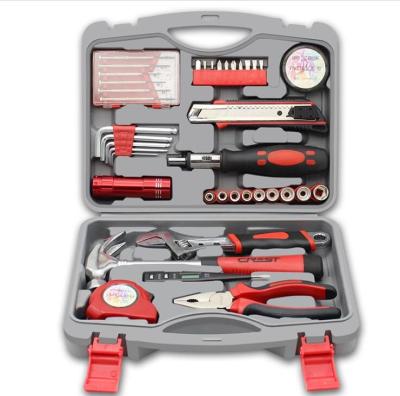 China Bicycle Repairing Tool Set Best selling promotional hand tool kit set Electrical complete household hardware hand tool box set for sale