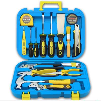 China Bicycle Repairing Tool Set Wholesale Promotion 18 pcs Household Tool set Hardware Box Hand Tool Set for sale