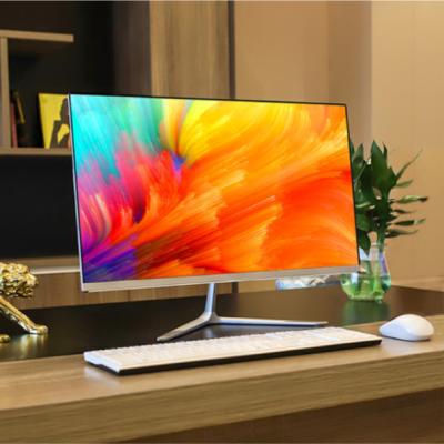 China USB Port Low Price i3/i5/i7 Desktop PC 21.5/23.8 Inch CPU All In One PC With Barebone System PC Screen 1080p Desktop Computer for sale