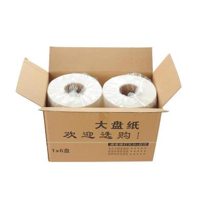 China Virgin Wood Papers Customized Jumbo Roll 3 Ply Highly Absorbent Disposable Virgin Tissue Tissue Paper Toilet Paper Parent Tissue For Hotel for sale