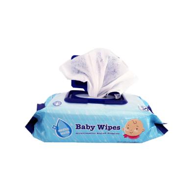 China High Quality SKIN CARE Soft To Peel Natural Baby Wet Cloths Flushable Cleaning Cloths for sale