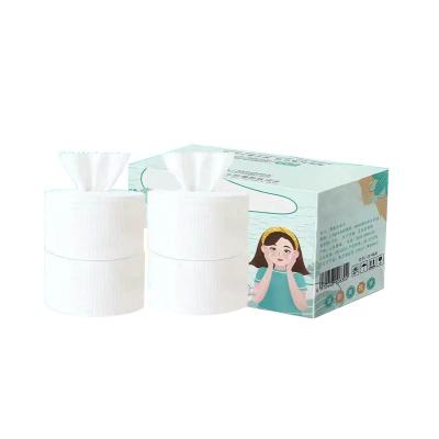 China Ultra Soft Cotton Cloth Disposable Wet & Dry Cotton Cloth Face Towel Face Towel Tissue Roll Nonwoven Facial Roll for sale