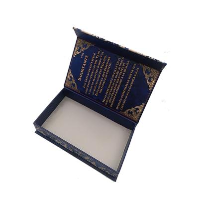 China Recycled Materials Box Custom Magnetic Folding Cardboard Book Flip Box Printing for sale