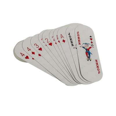 China Education / Entertainment Wholesale Customized Printing Playing Cards A Custom Shape for sale