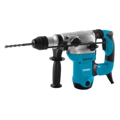 China Concrete/Wood/Metal Drill 220V Adjustable Speed ​​Power Tools Multiple Works 50HZ Power Drills Electric Rotary Hammer 2450W With 5Bits for sale