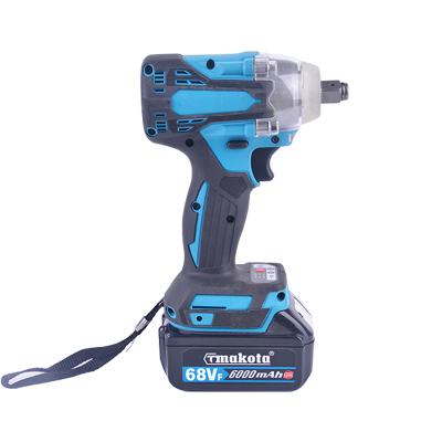 China High Torque 500W Lithium Battery Industry Electric Impact Wrench Brushless Cordless Power Tools For Tires TM-287-2 for sale