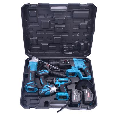 China Worksite hot selling 4 pieces of power tools 21v Lithium-ion drill other cordless hydraulics drill power tools for sale