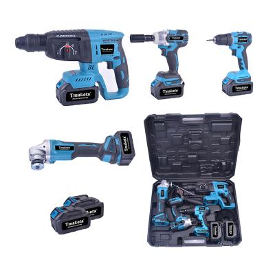 China Brushless Lithium-ion Machine Repair- Cordlesser Combo Tools Kits for sale