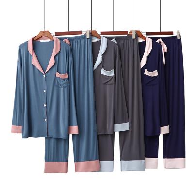 China Wholesale Breathable Winter Wear Women Sleepwear Women Pajamas Cotton Pajamas Home Pajama Sets for sale