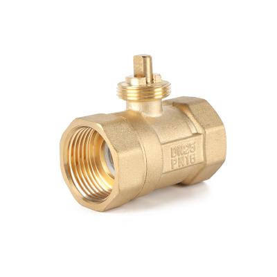 China Brass Electric Ball Valve DN25 Two Way Ball Valve Sold All Over The World DN25 for sale