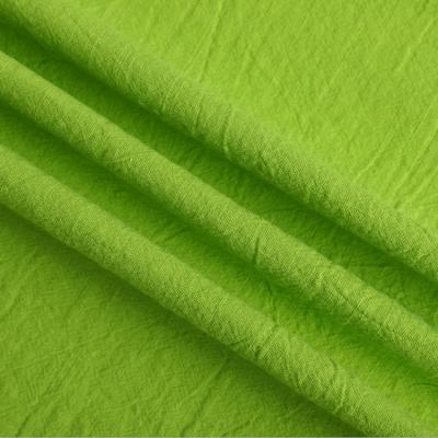 China Tear-resistant 100% cotton 20*60 sanded roving crepe fabric children's wear dress pants fabric for sale