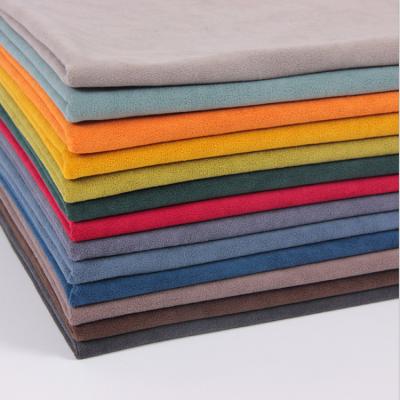 China Material One Side Stretch Polyester Anti Pilling Imitate Fleece Cushion Bag Fabric for sale