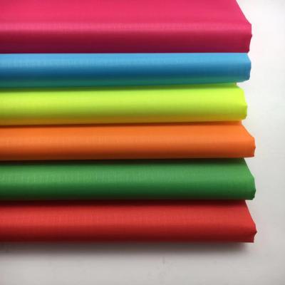 China Waterproof 100% Polyester Ripstop Waterproof Coating Fabric For Inflatable Lazy Bag Sofa for sale