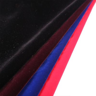 China Stretch Plain Velvet Curtain Pocket Sofa Furniture Fabric Ready Goods for sale