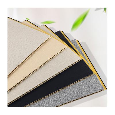 China Durable PVC Wall Panel Solid Bamboo Fiber WPC Interior Wall Panels for sale