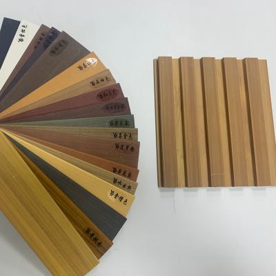 China Modern Wood Plastic Composite Wall Panel On Sale WPC Interior Wall Panel for sale