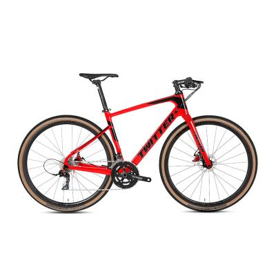 Chine Vélo hybride SHIMANO TIAGRA 4700 de cadre de carbone du poids léger 54cm avec le pneu 700C à vendre